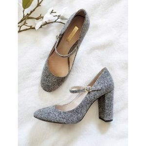 Louise Et Cie Jayde Mary Jane Block Heel Pump Gray